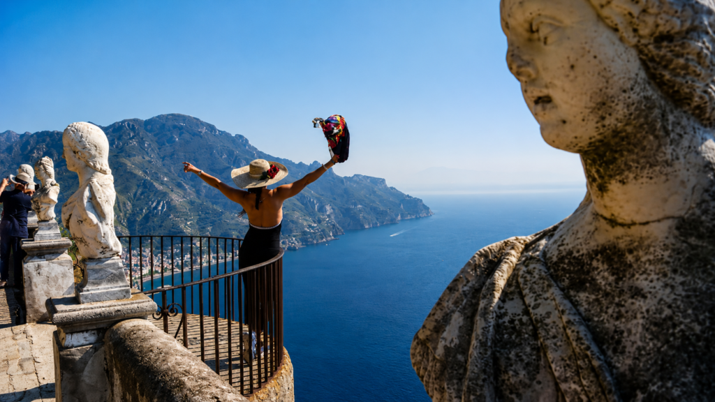 Terrazza dell'Infinito en Villa Cimbrone
