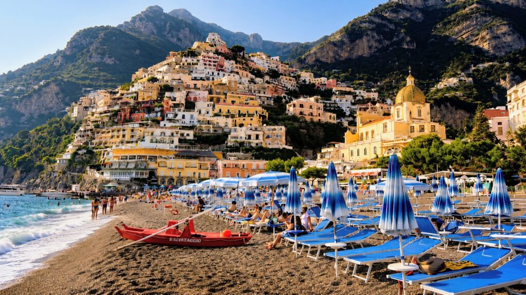 Positano en la Costa Amalfitana
